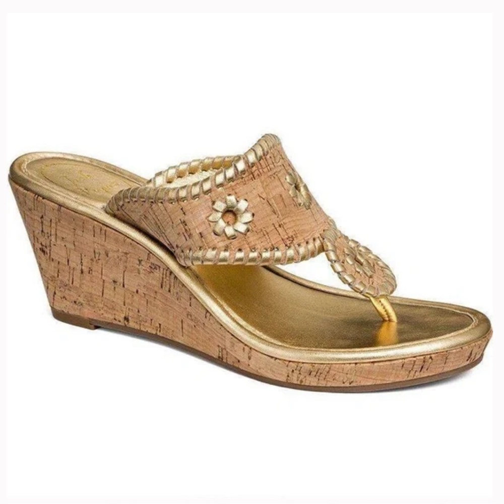 New Jack Rogers Marbella wedge 9.5